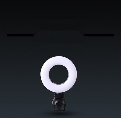 Dimmable 4-Inch LED Ring Light with Phone Holder