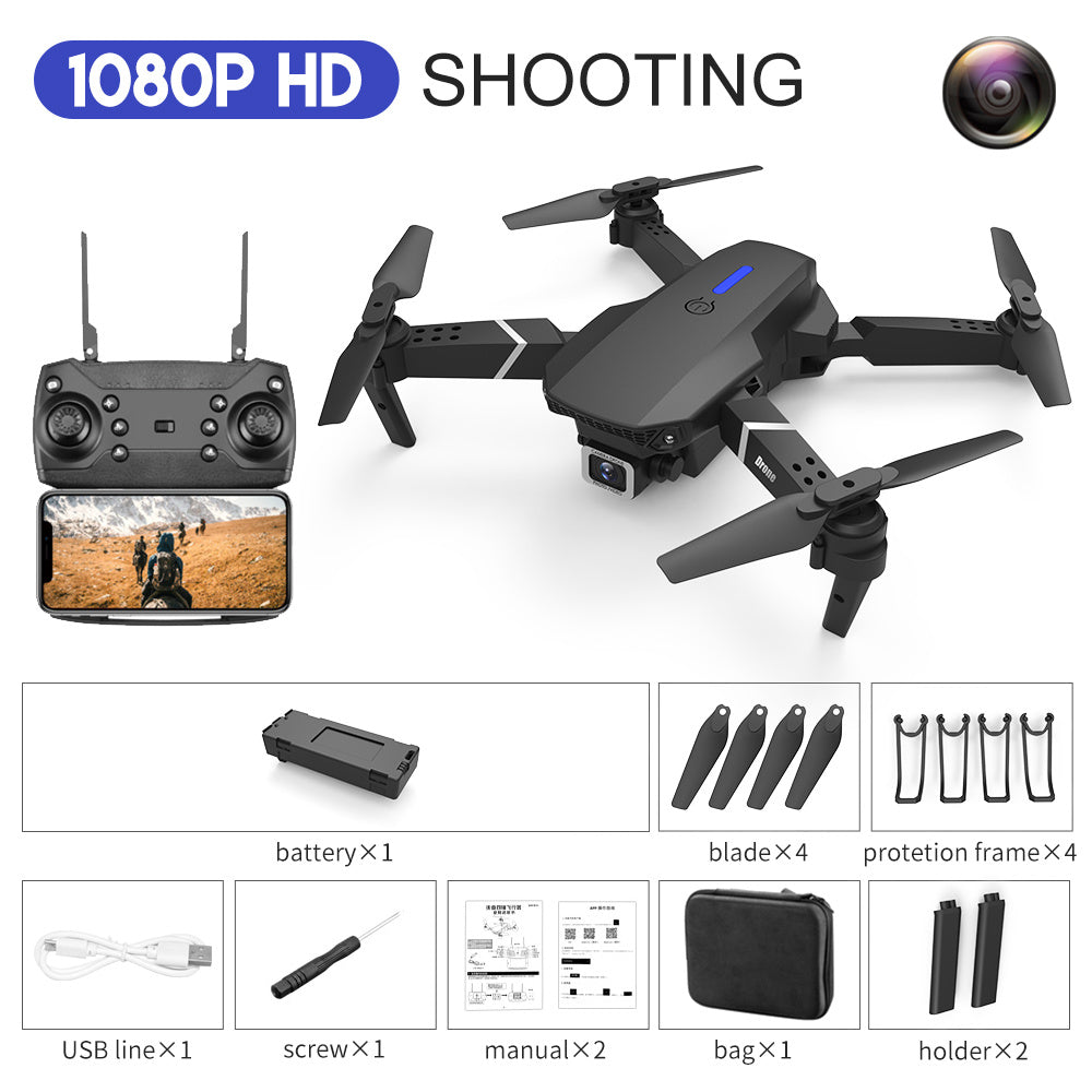 E88 Drone with HD 4K Dual Camera - Remote Control