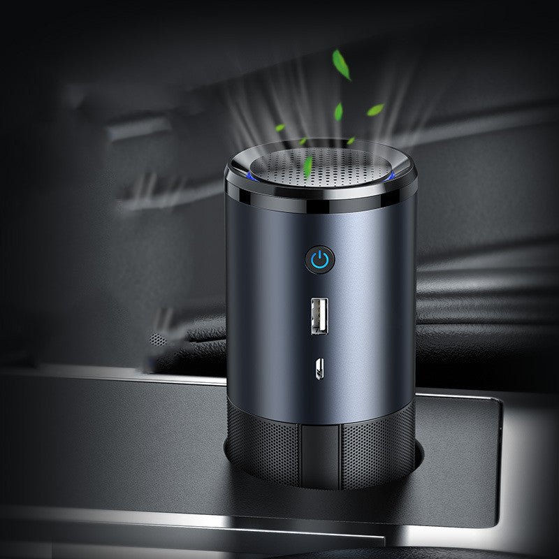 Aluminum Alloy Car Air Purifier Ionizer